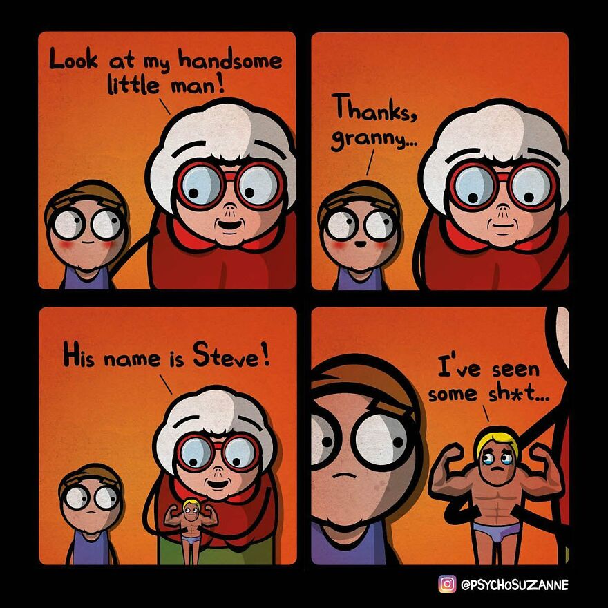 Meet The Illustrations Of Psycho Suzanne, A Grandma Like No Other (31 New Pics)