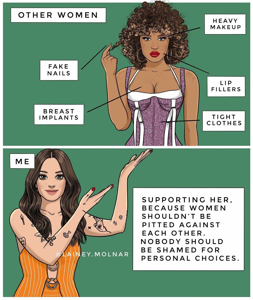 Artist Draws The Pressures Women Struggle With In A Society (28 New Pics)