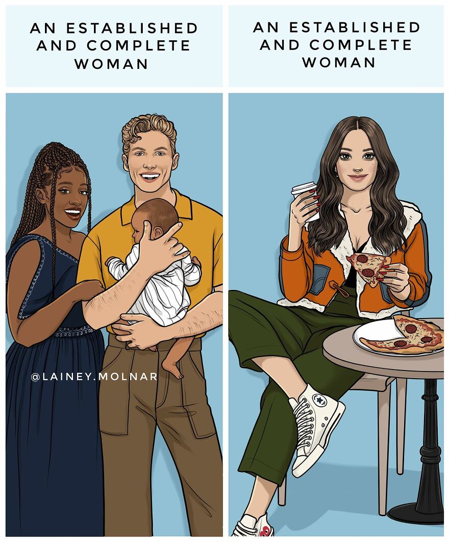 Artist Draws The Pressures Women Struggle With In A Society (28 New Pics)