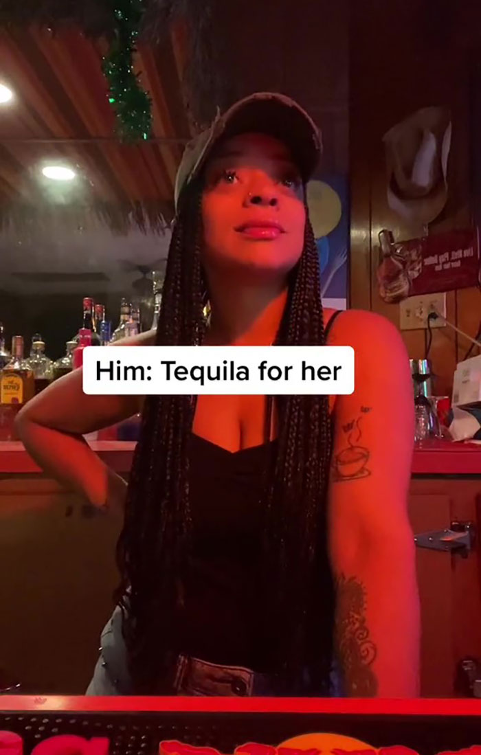 Bartender Gets Appreciated Online For Swapping Tequila With Water When She Suspects Danger Around Women