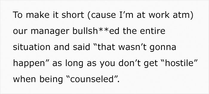 Longtime Worker Gets Fired For Being Late For The First Time Ever, So His Colleagues Let The Boss Know They're Not Disposable Longtime Worker Gets Fired For Being Late For The First Time Ever, So His Colleagues Let The Boss Know They're Not Disposable