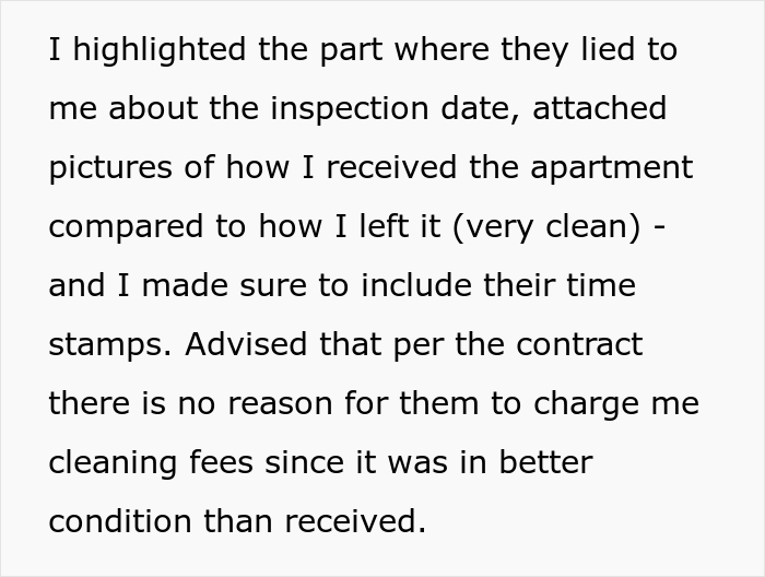 Property management refuses to return deposit and fees for another month, regrets when tenant exposes lies