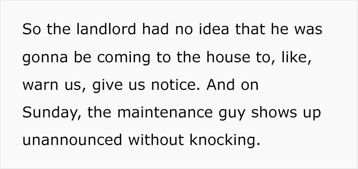 Woman Confronts Maintenance Guy For Repeatedly Entering Her House Unannounced And Without Knocking In A Viral TikTok Woman Confronts Maintenance Guy For Repeatedly Entering Her House Unannounced And Without Knocking In A Viral TikTok
