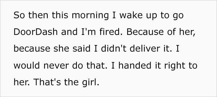 DoorDash Driver Gets Fired, Confronts The Client At Her Office For Allegedly Reporting Her Order Undelivered DoorDash Driver Gets Fired, Confronts The Client At Her Office For Allegedly Reporting Her Order Undelivered