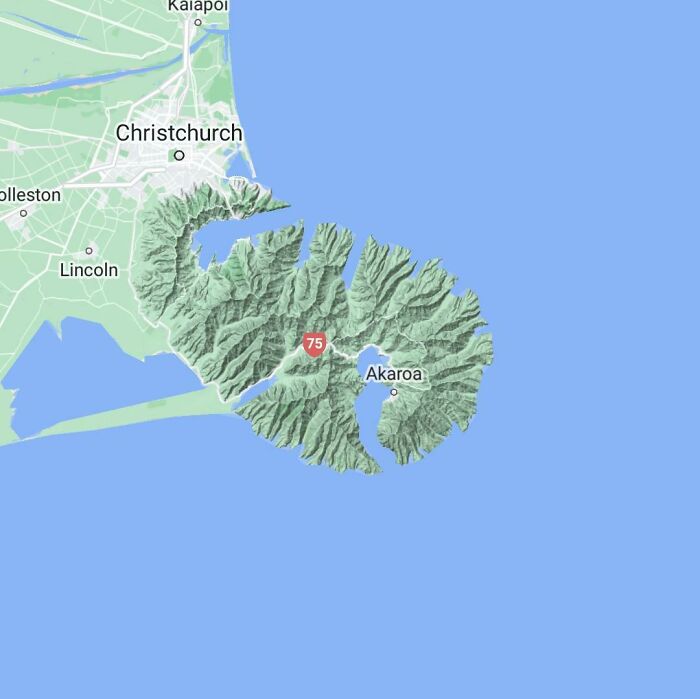 I Always Thought This New Zealand Peninsula Was Strange, Can Someone Explain It?
