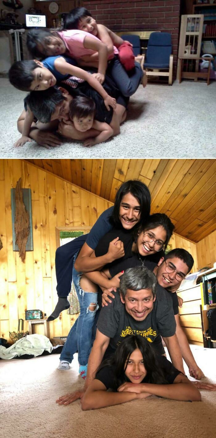 So We Recreated A Photo(Me On Top)
