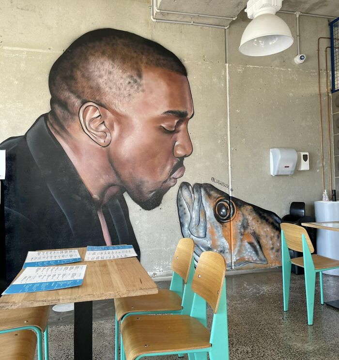 Mural In A Fish & Chips Place 
