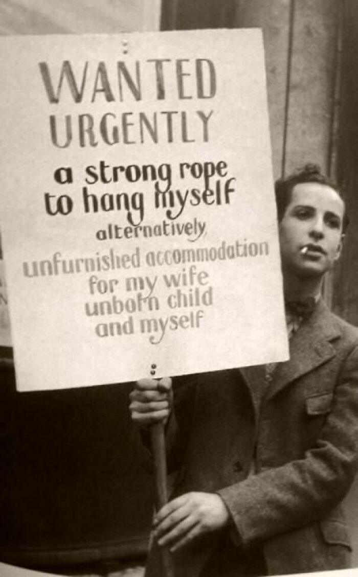 Unknown Man During The Depression, Circa 1932