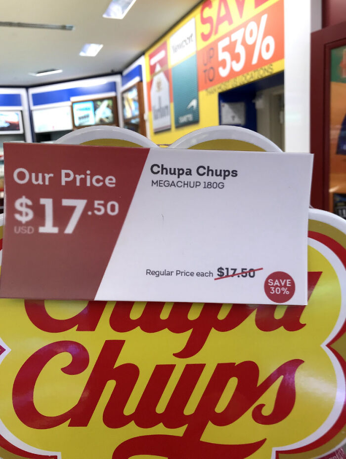 Thats One Big Sale On Chupa Chups
