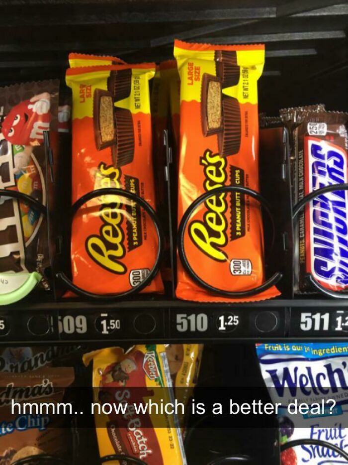Which One To Get From The Vending Machine?? Hmmm