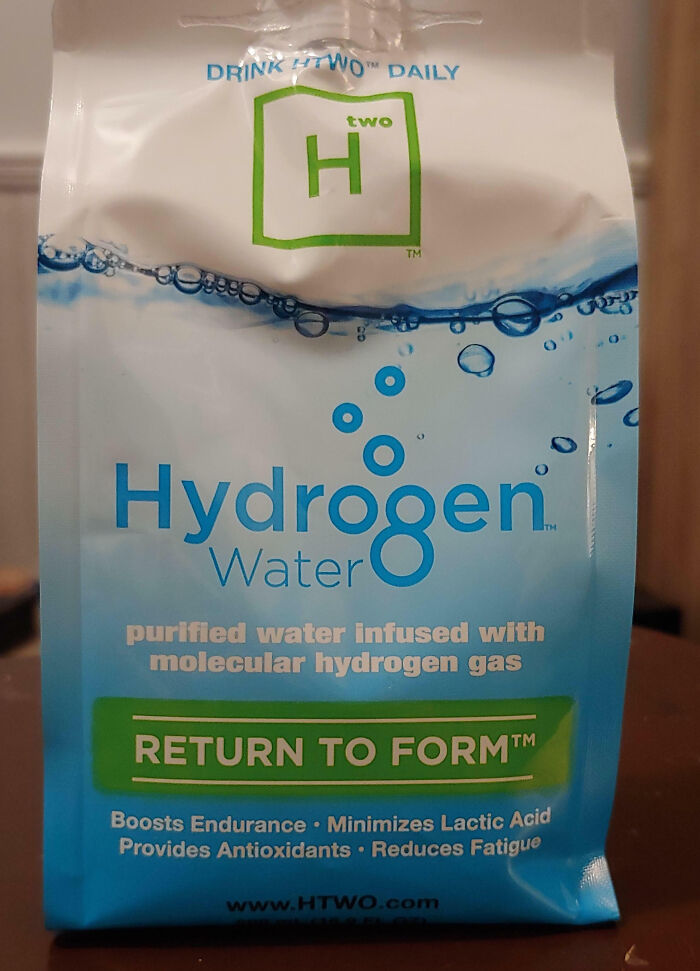 Pay Extra For Some Fancy “Hydrogen Water”