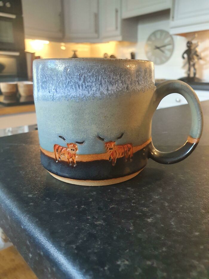 Heilan' Coo Mug Handmade By Elise Kempster (Scotland)