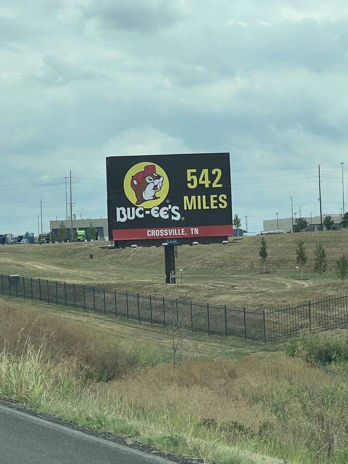 This Billboard In Springfield, Mo For A Gas Station That’s ~8 Hours Down The Road