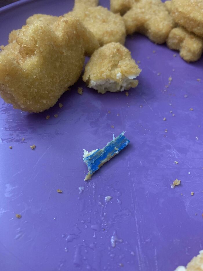 My Impossible Vegetarian Nugget Had A Piece Of Wood In It