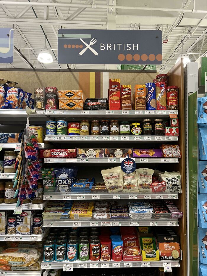 There’s A British Section At My Local Publix