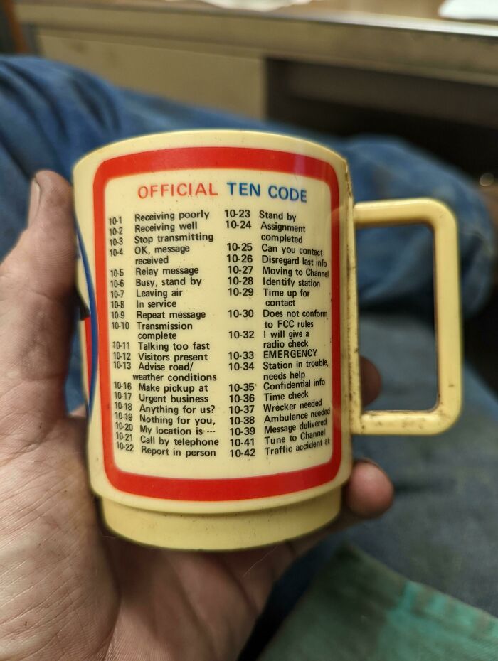 Official 10 Code Cup I've Had Since I Was A Kid