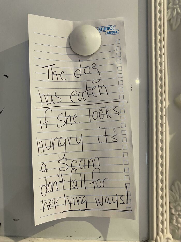 The Wife Left Me A Note To Warn Me About A Scam