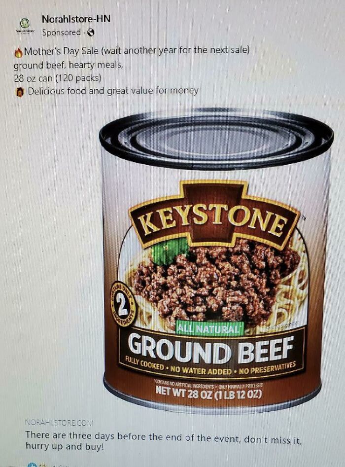 My Uncle Bought $200 Worth Of Ground Beef From A Facebook Ad And Got Scammed