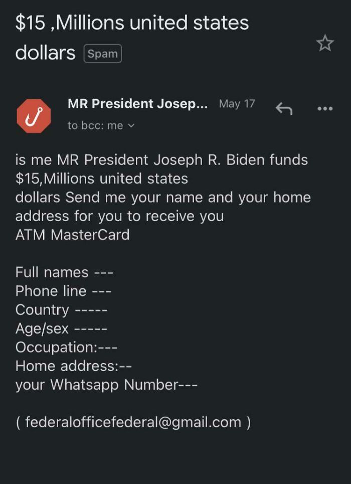President Joe Biden Sent Me An Email Himself!