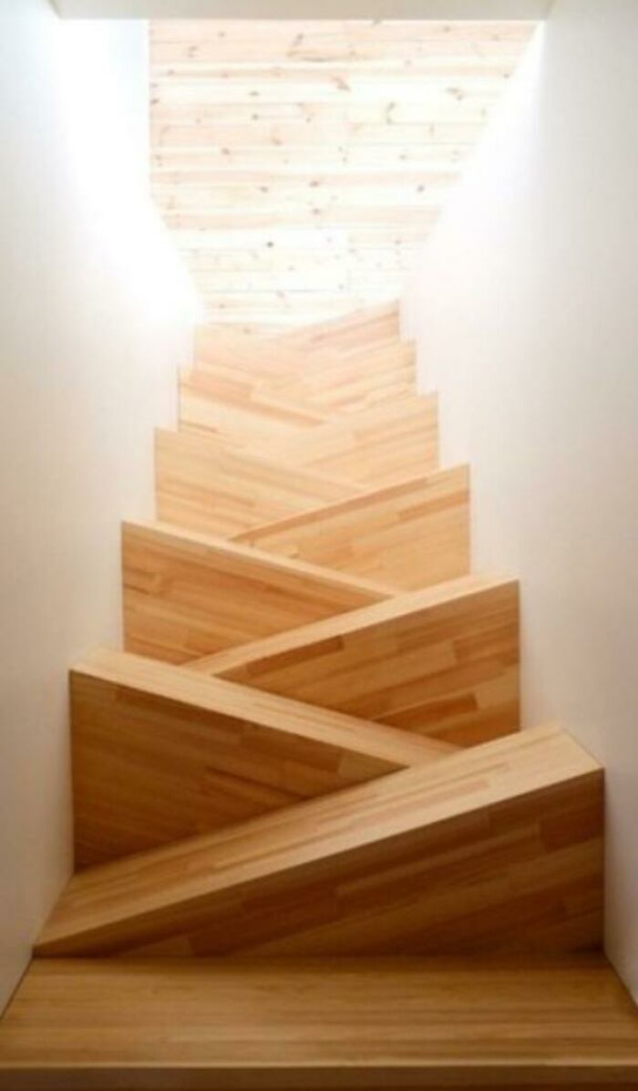 ¿¿¿¿Qué clase de escaleras son estas????