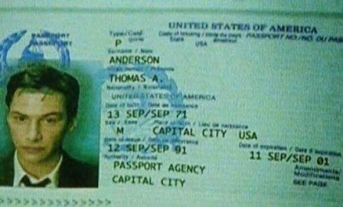 Neo's Passport Is Issued - Thursday, September 12, 1991