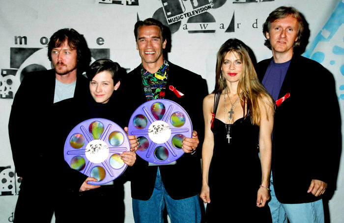 June 5, 1992. The Cast Of Terminator 2 At The First Mtv Movie Awards