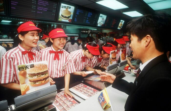 April 23, 1992. McDonald's Opens Its First Restaurant In China