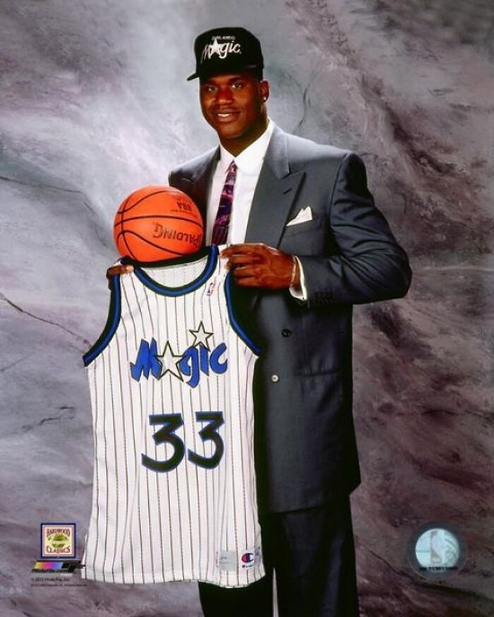 June 24, 1992. Shaquille O'neal Is Drafted #1 By The Orlando Magic