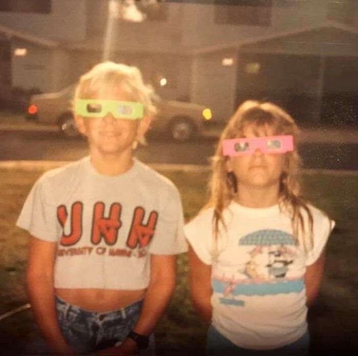 July 11, 1991. Viewing The Total Solar Eclipse On Oahu, Hawaii