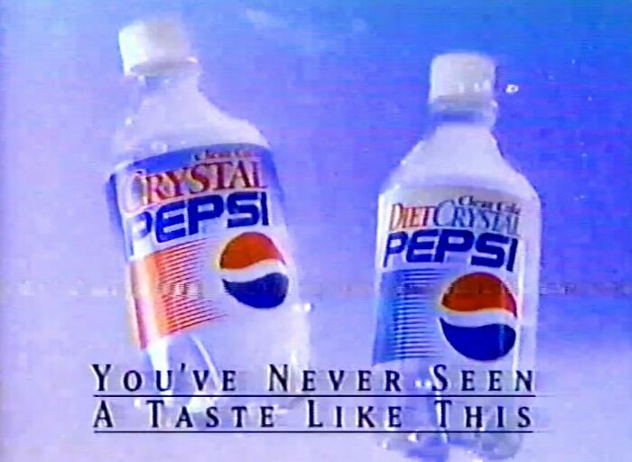 April 13, 1992. Pepsico Introduces Crystal Pepsi