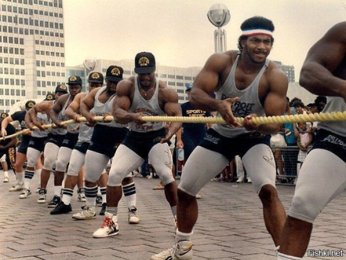Detroit Police Tug-Of-War Team, 1991