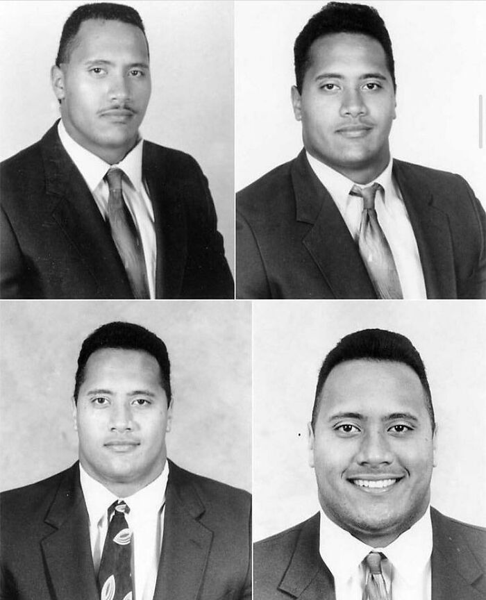 Dwayne “The Rock” Johnson When He Played College Football For The University Of Miami (1991 - 1994)