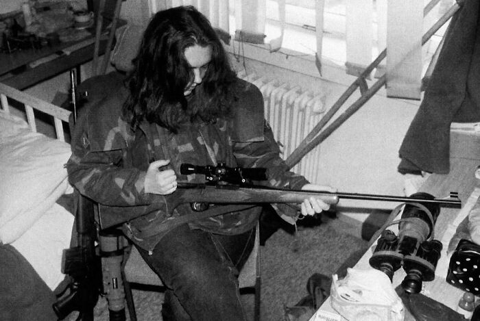 June 30, 1992. A Top Sniper, Codenamed "Arrow," Loads Her Gun In A Safe Room In Sarajevo. The 20-Year-Old Serb Says She Has Lost Count Of The Number Of People She Has Killed, But That She Finds It Difficult To Pull The Trigger