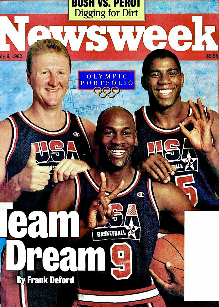 July 6, 1992. Newsweek - "Team Dream"