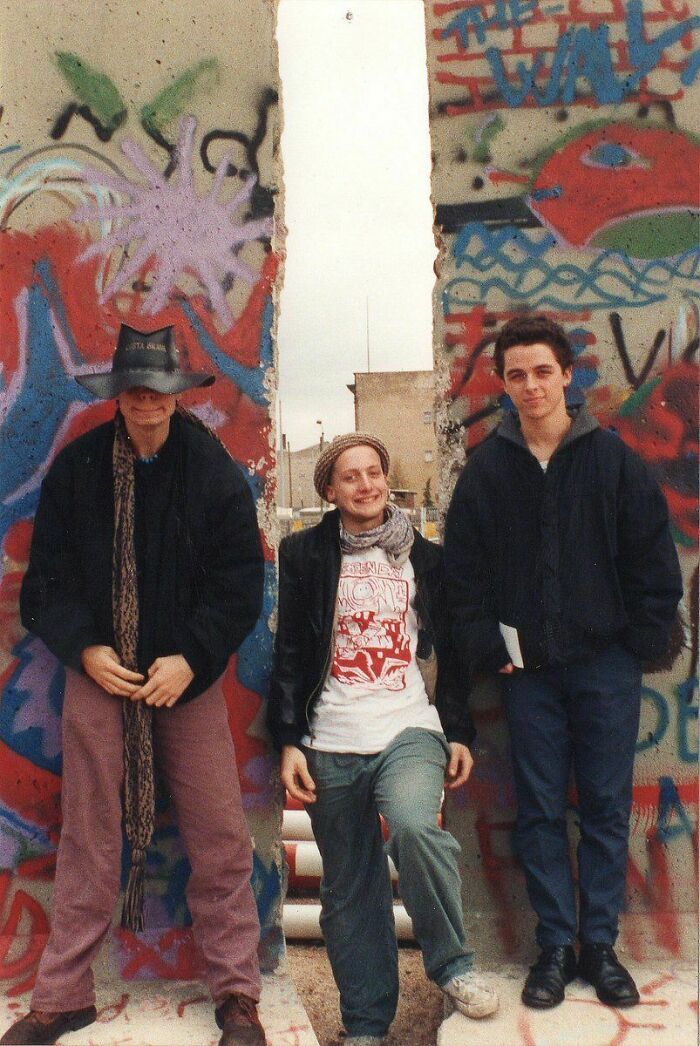 November 9, 1991. Green Day Members Are Photographed While Visiting Berlin