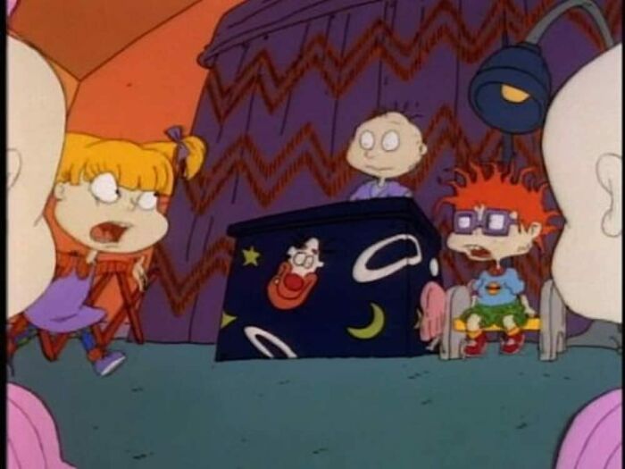 March 29, 1992. The Rugrats Stage A Trial To Determine Who Broke Tommy's Clown Lamp