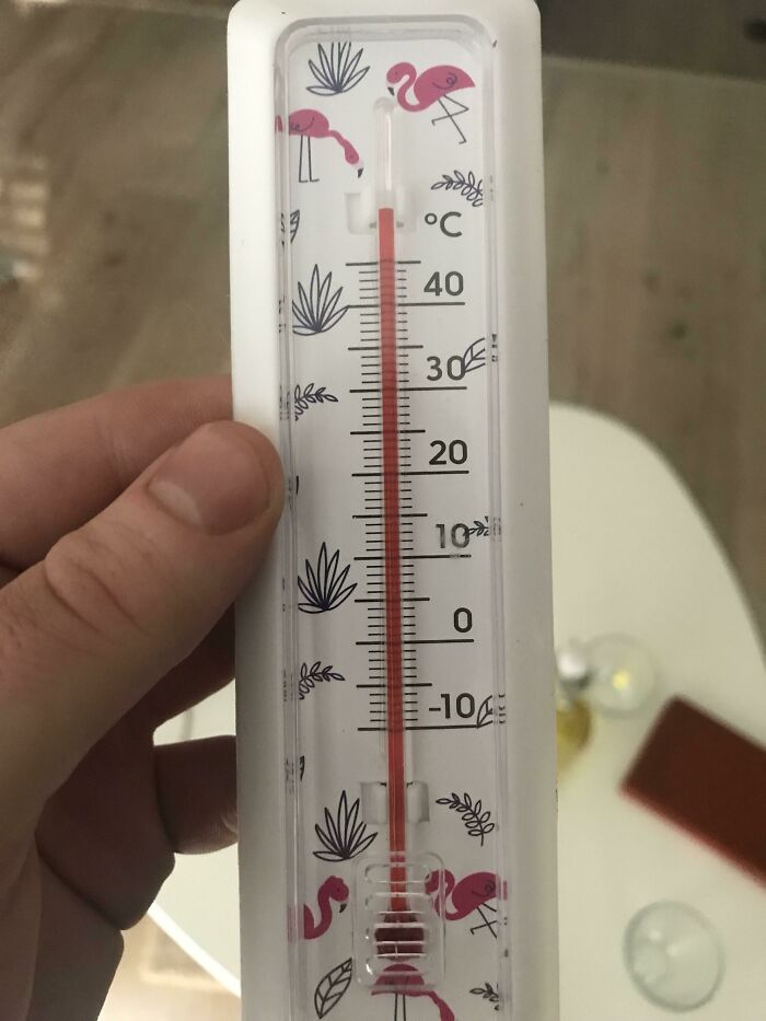 My Thermometer Has Reached Its Limit In The French Heatwave