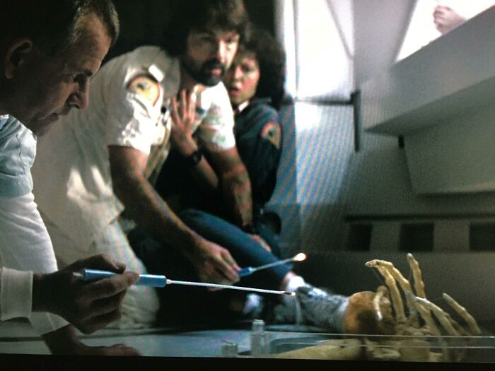 In Alien (1979), If You Look Closely, You Can See The Fishing Line Attached To The Facehugger’s Fingers. Never Noticed This Until The 4k Release