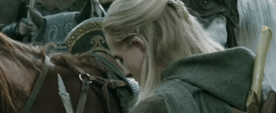 Sword Falling From Éomer's Scabbard In The Two Towers. Always Annoyed Me And Never Saw It Here