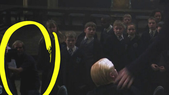 Un camarógrafo es captado en Harry Potter