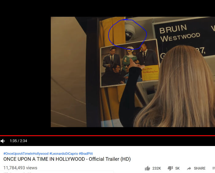 This One Is Especially Bad Seeing As It's In The Middle Of A Trailer For The Summer's Most Anticipated Film... (Once Upon A Time In Hollywood - Set In 1969)