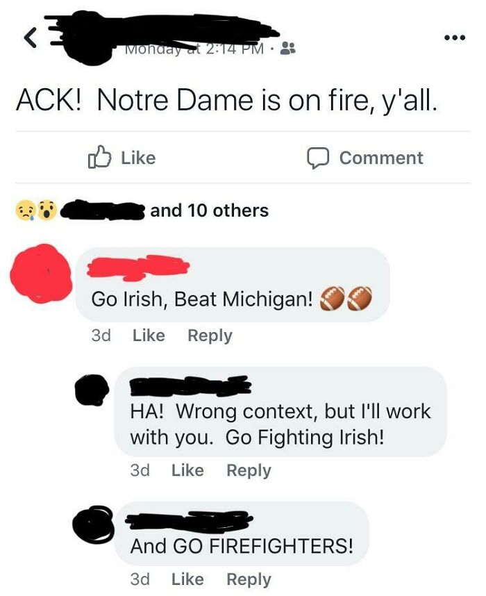 People Who Don’t Know What Notre Dame Is