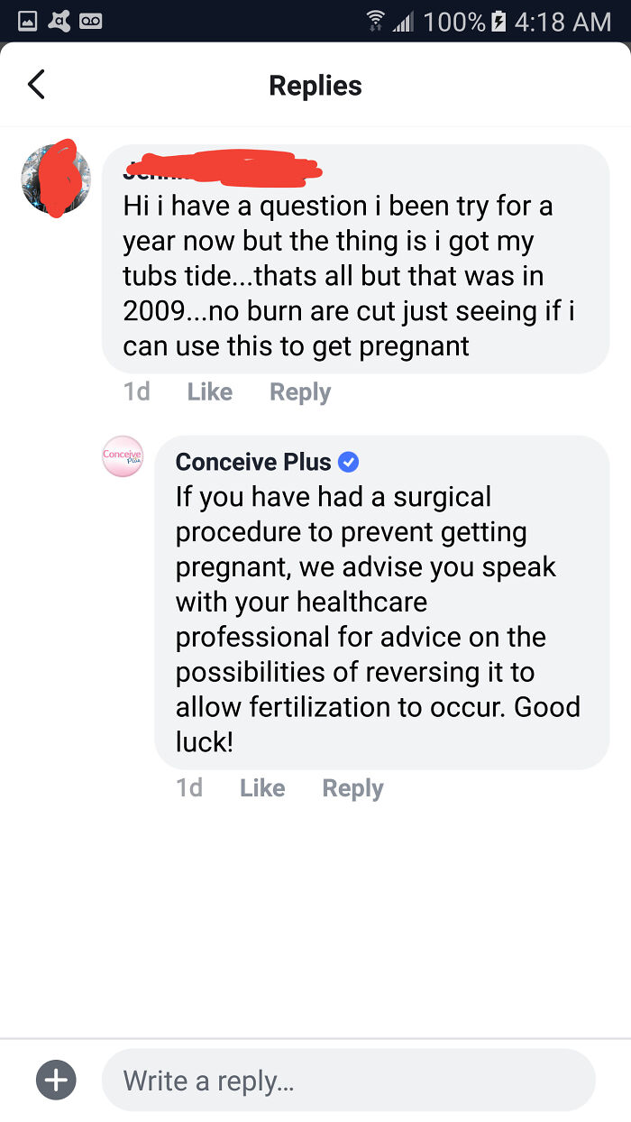 I've Had My Tubes Tied, Why Can't I Get Pregnant After Trying For A Year? Will Your Lube Help?