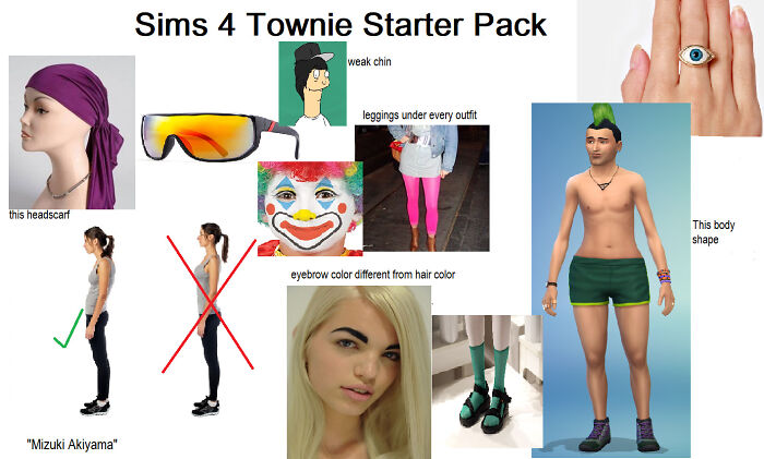 Sims 4 Townie Starterpack