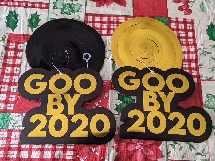 These Came With A Package Of New Years Decorations