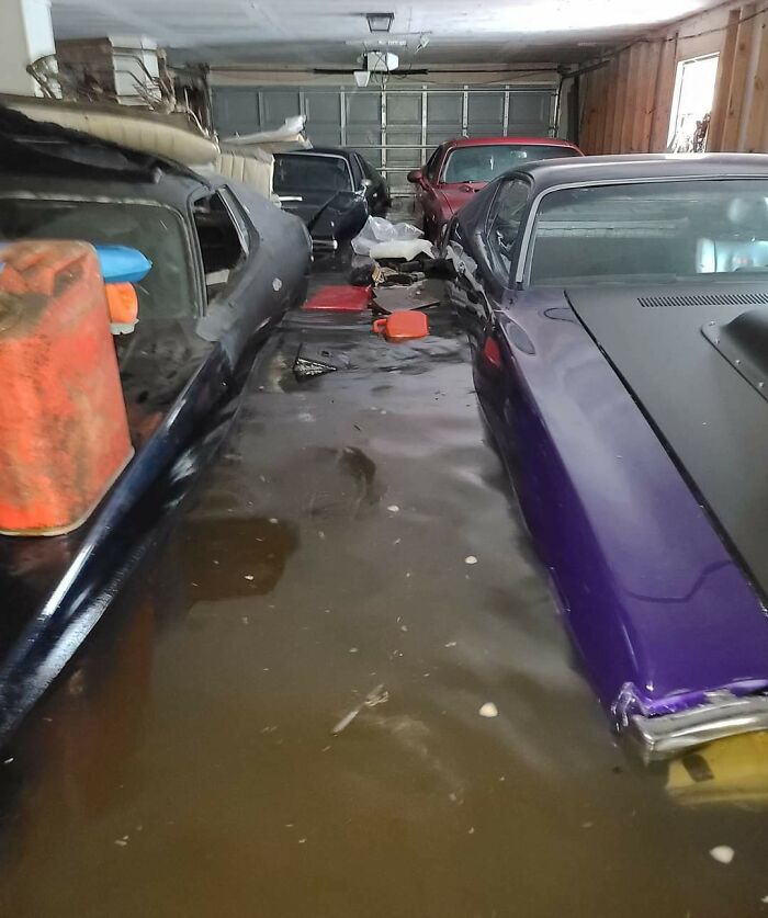 My Friend's Garage The Day After Hurricane Sally