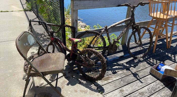 I Went For The First Time This Week And Pulled A Chair And Two Bikes Out. Tons Of Fun, But Now I Need To Learn About How To Dispose Of So Much
