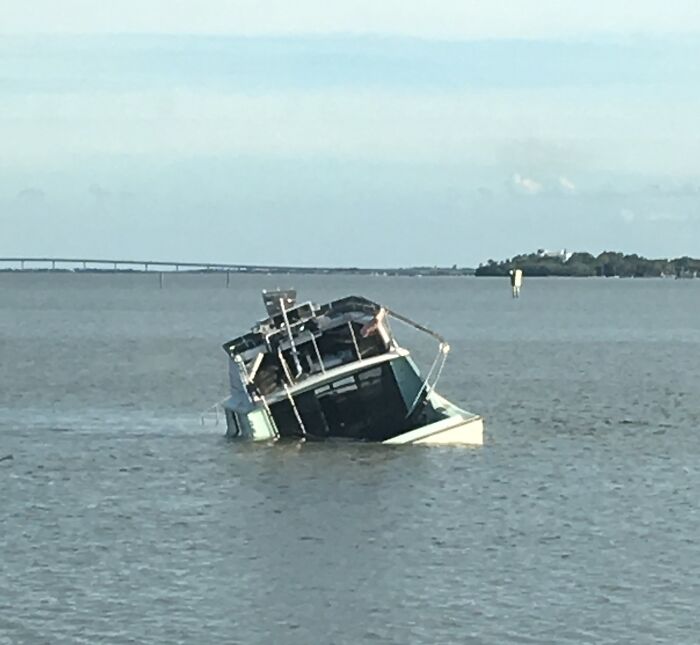 "Boat Will Be Fine" They Said. "Hurricane Moved East" They Said