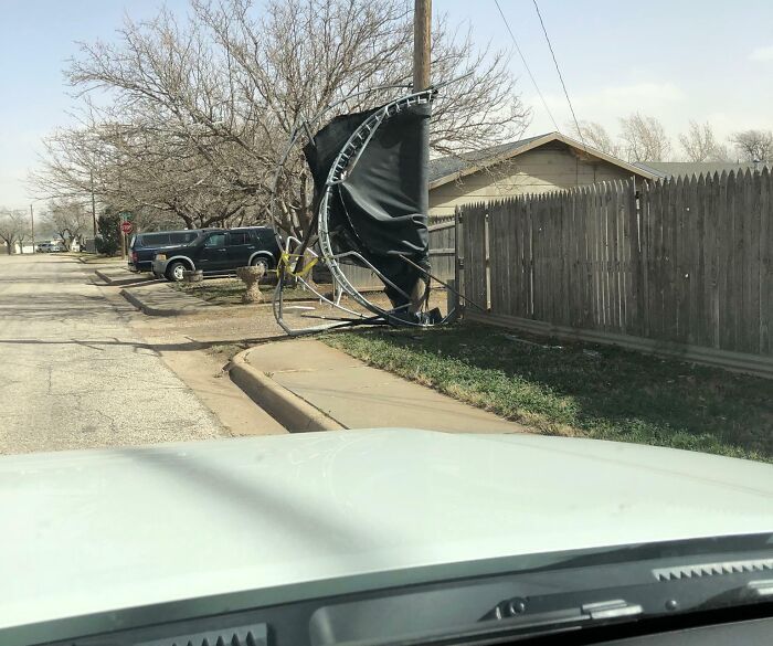 The Wind Is Pretty Strong In Texas Today