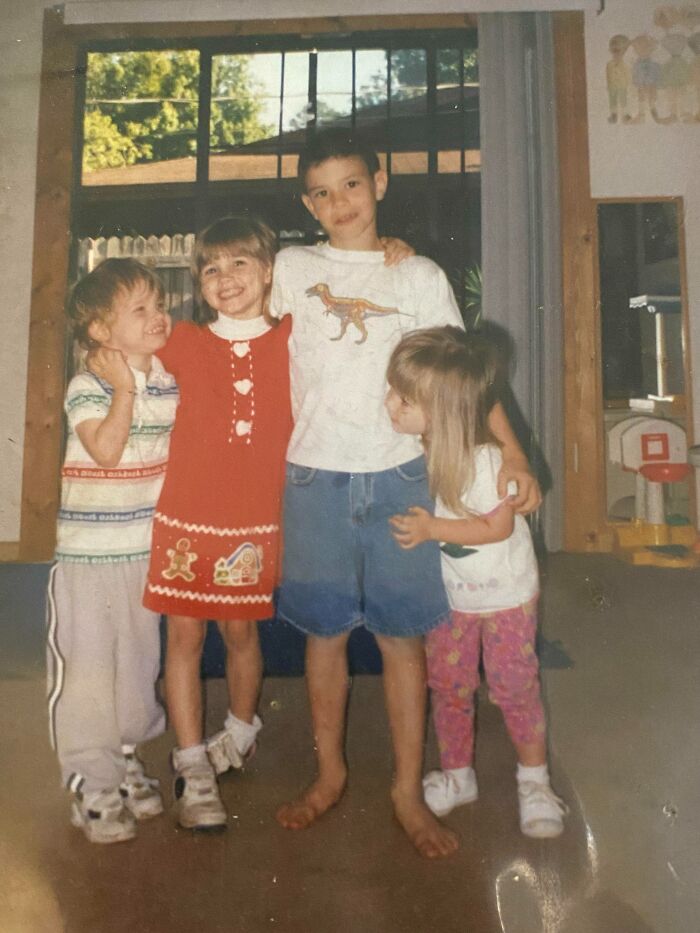 My Now Husband And I Met In Daycare Back In 1996, Middle Two Are Us